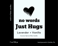 No Words, Just Hugs – 7 oz Candle