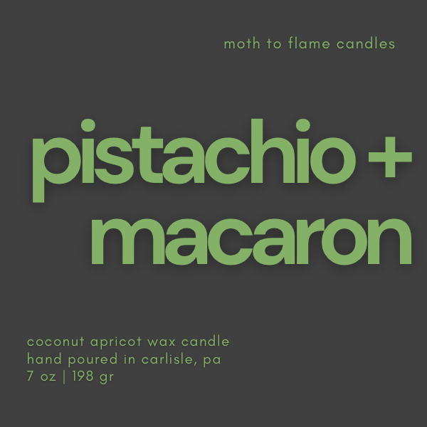 Pistachio Macaron – 7 oz Candle