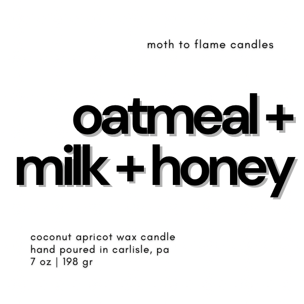 Oatmeal + Milk + Honey – 7 oz Candle