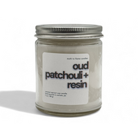 Oud Patchouli + Resins – 7 oz Candl