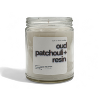 Oud Patchouli + Resins – 7 oz Candl