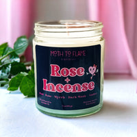 Rose + Incense – 7 oz Candle