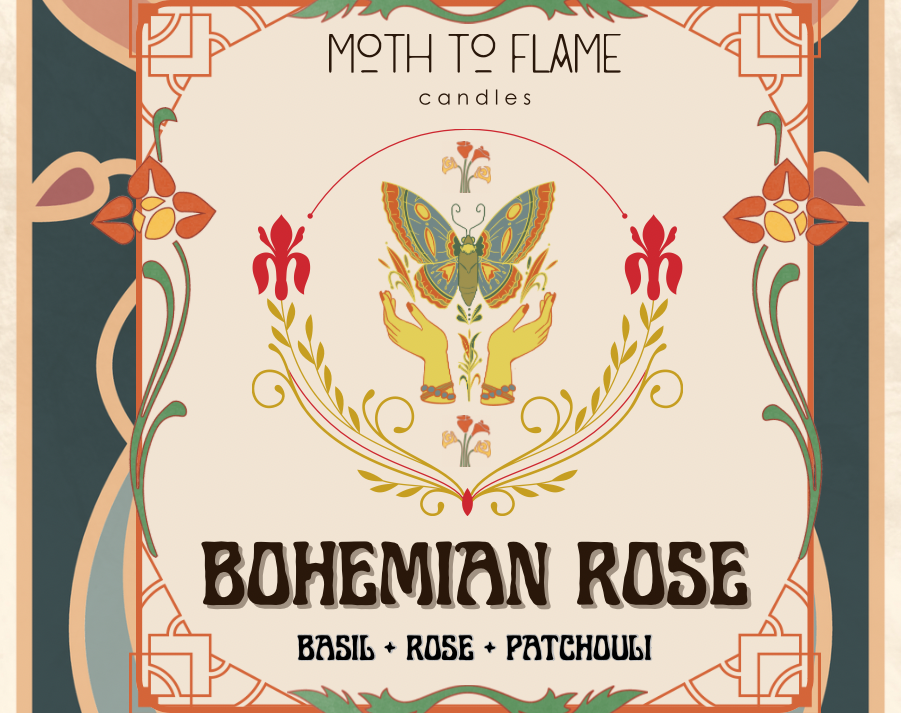 Bohemian Rose – 7 oz Candle