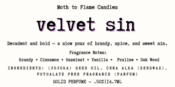 Solid Perfume – Long Lasting Natural Fragrance in Reusable Tin | Moth to Flame