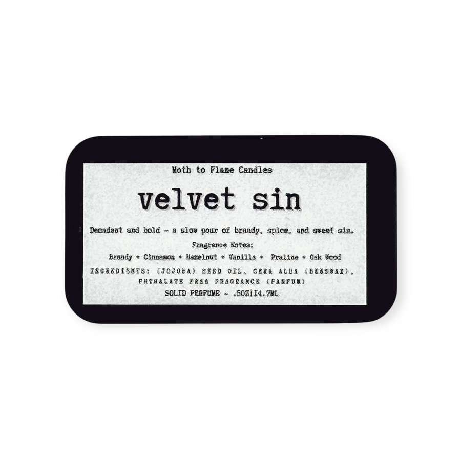 Solid Perfume – Long Lasting Natural Fragrance in Reusable Tin | Moth to Flame