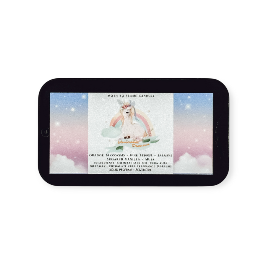 Solid Perfume – Long Lasting Natural Fragrance in Reusable Tin | Moth to Flame