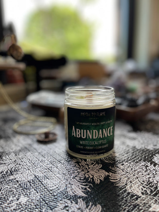 Abundance - Moth to Flame Candles