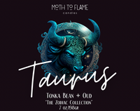 Taurus Zodiac Candle