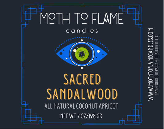 Sacred Sandalwood - Moth to Flame Candles